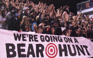 Ravenwood student section on a Friday night