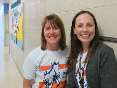 two adult counselors