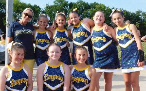 Dance Team with Coach