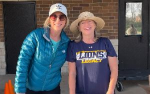 Two Ladies at Volunteer Table