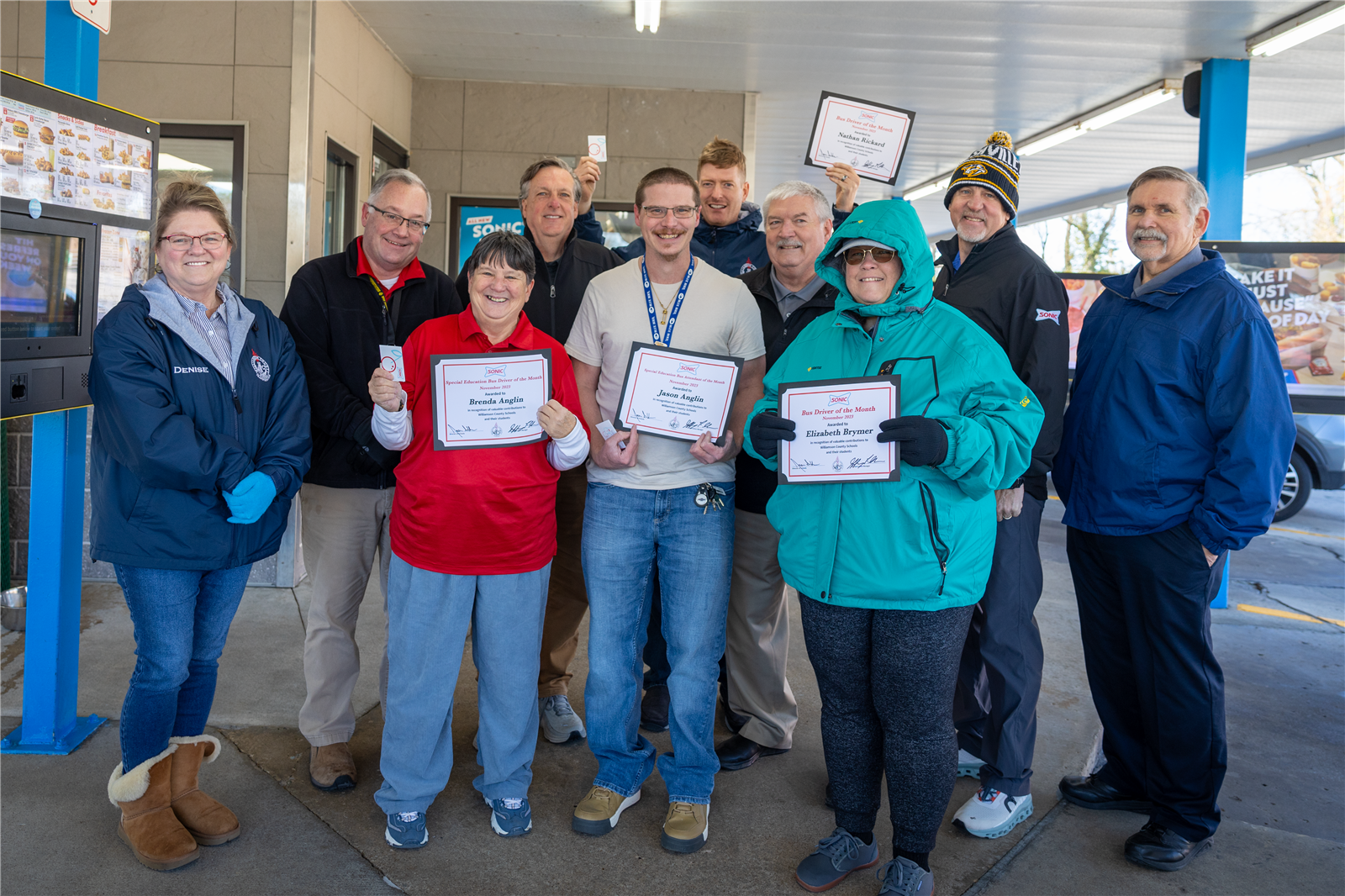 November Bus Drivers of the Month