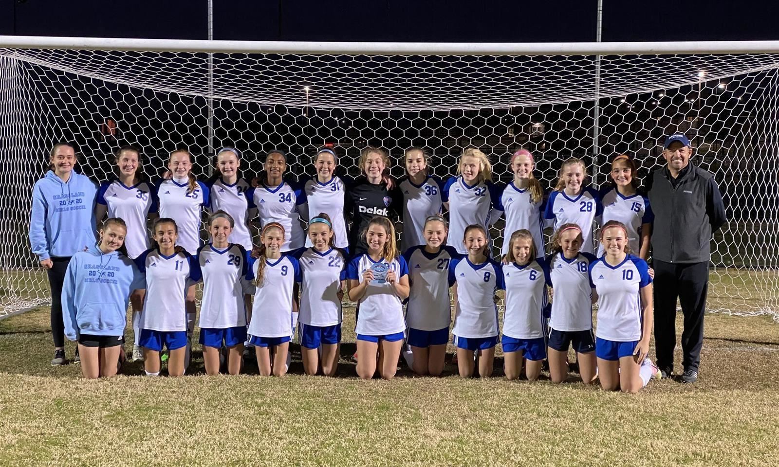 Grassland Middle soccer team 