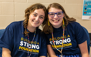  two teachers smiling