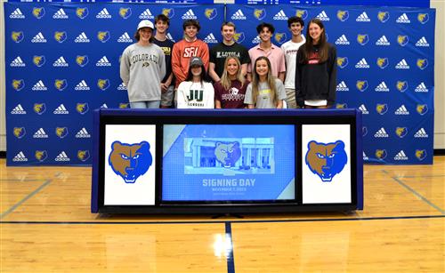 BHS student athletes signing day