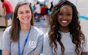  two teachers smiling
