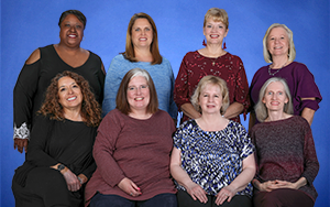  Group shot of  Franklin High counseling department.