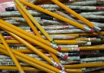  A pile of pencils