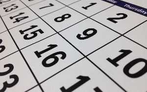  Generic photo of a calendar
