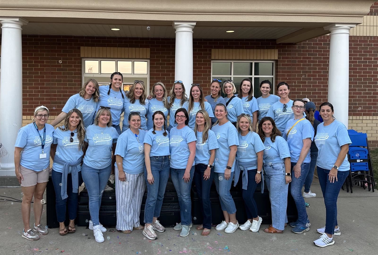 Group of ladies that serve on the PTO board at TSES