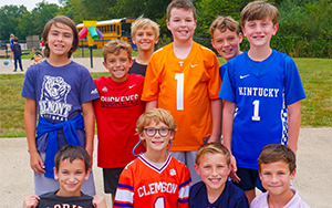  large group of boys