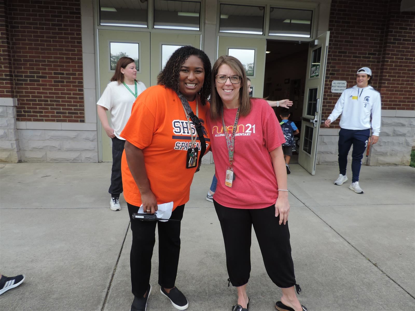 Principal and staff member