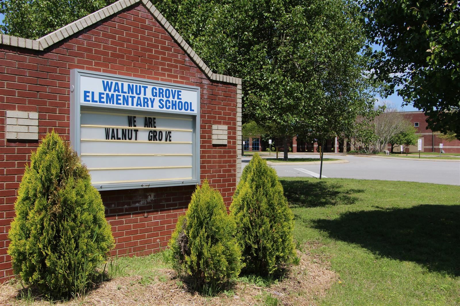 Walnut Grove Brick sign