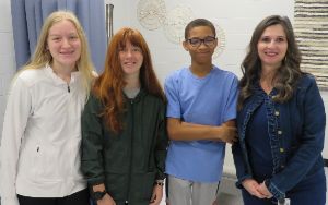  Nurse with Students in Clinic