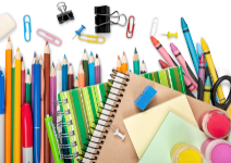  Various school supplies