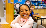  girl dressed as a mouse