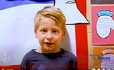  boy talking