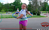  girl hula hooping