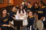  Girls bowling team and coach 