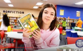  girl with a book