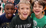  three boys smiling