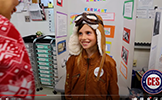  girl in pilot costume