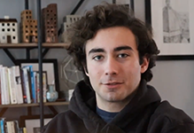  Ethan Whitfield, Best Writing winner in the NATAS National Student Production Awards.