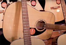  Guitars and other musical instruments donated to the Fine Arts Musical Department.