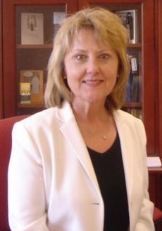 Dr. Vaden at her desk