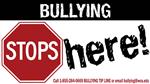 Bullying STOPS here! sign
