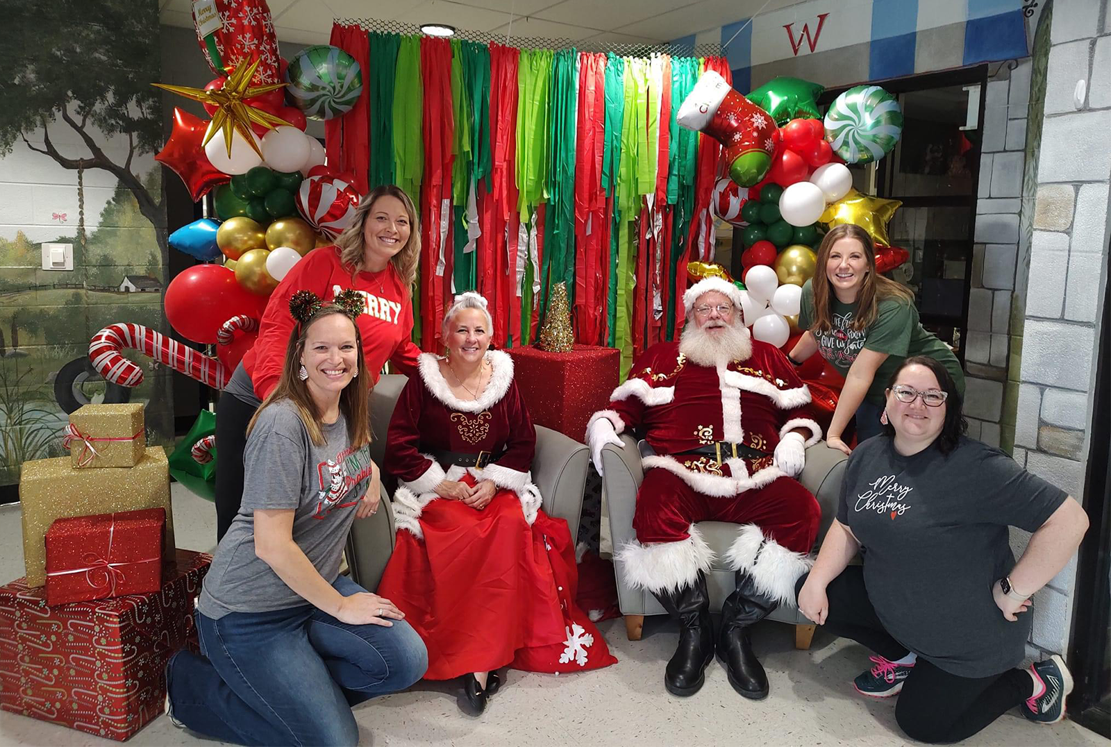 PTO Parents smiling for a picture