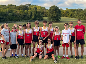 Boys cross country team