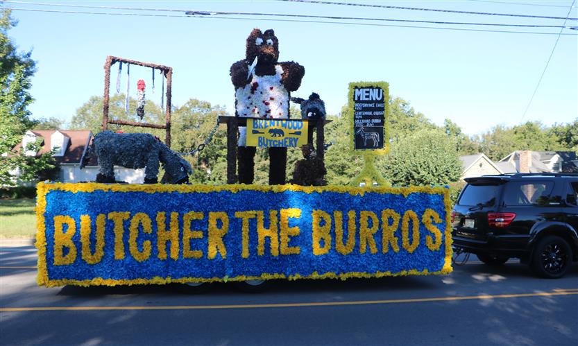 Brentwood High students celebrate during homecoming parade