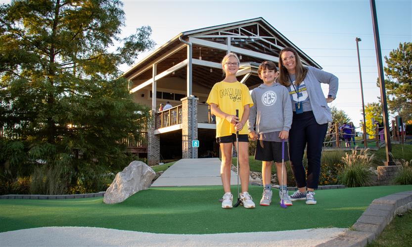 Williamson County Schools mini golf kickoff event