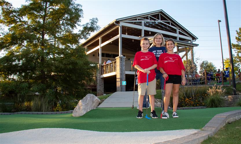 Williamson County Schools mini golf kickoff event