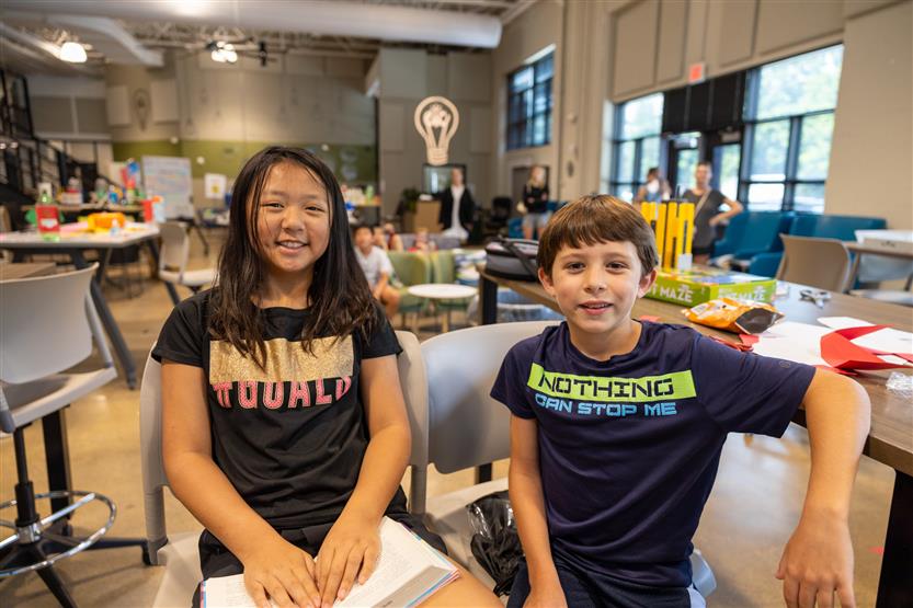 Students at a STEM Camp