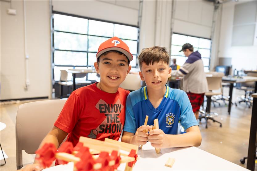 Students at a STEM Camp
